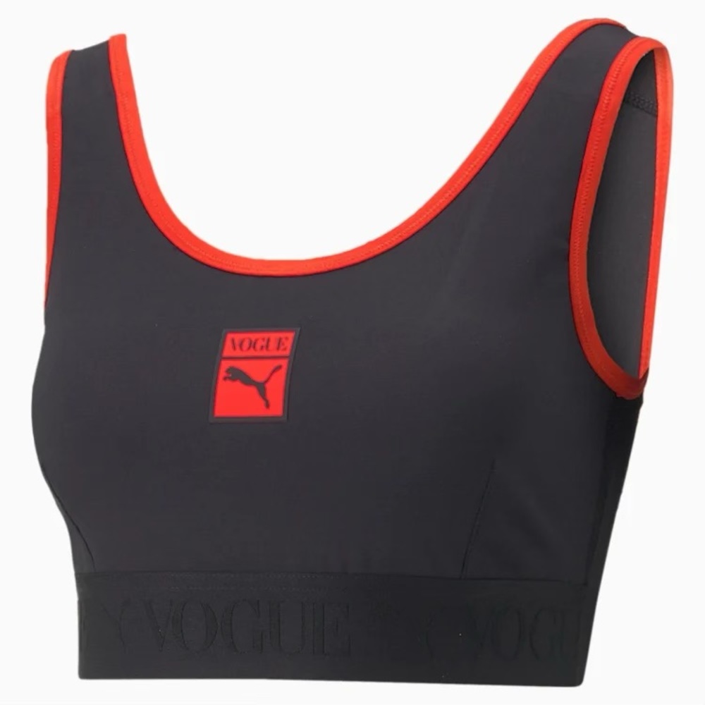 Women’s Puma + Vogue Sports Bra and Tight Shorts Set - Picture 1 of 6